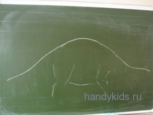 Как нарисовать стегозавра