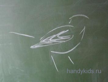 Рисуем птичку