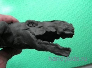   Голова  крокодила