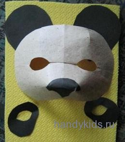 Детали маски панды