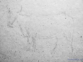 Рисунок коровы карандашом