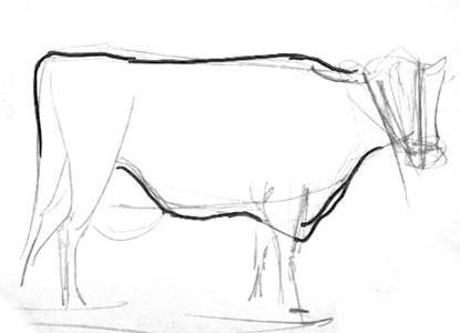 Рисуем корову