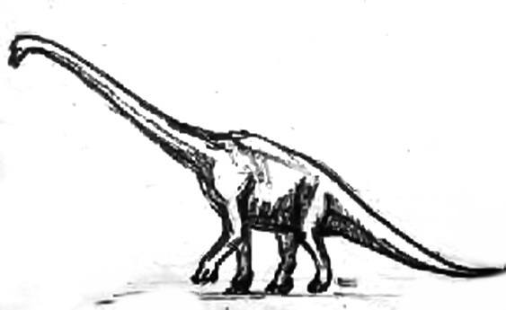 Рисунок брахиозавр