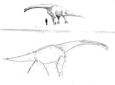 Рисуем брахиозавра