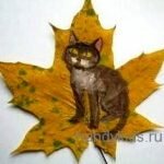 Роспись листьев-006