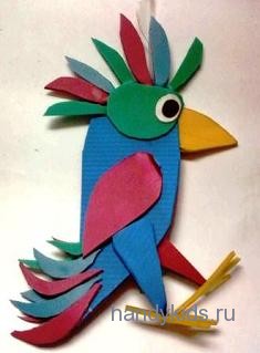  Ёлочное украшение-попугай