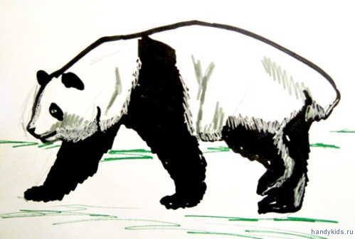 Рисунок Панда
