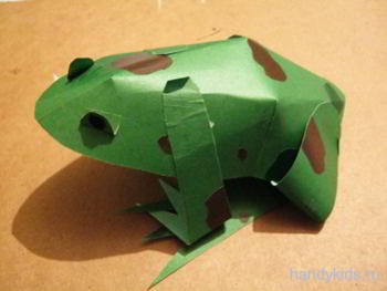 Бумажная жаба