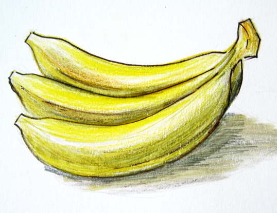 Рисунок бананы