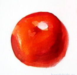 Рисуем помидор поэтапно