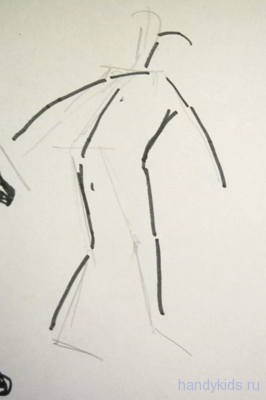 Рисуем   фигуру человека