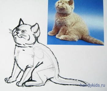 Котёнок рисунок