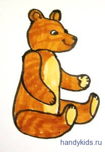 Раскраска Teddy Bear