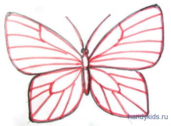 Бабочка -рисунок