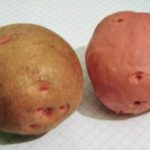 Лепка — картошка из пластилина